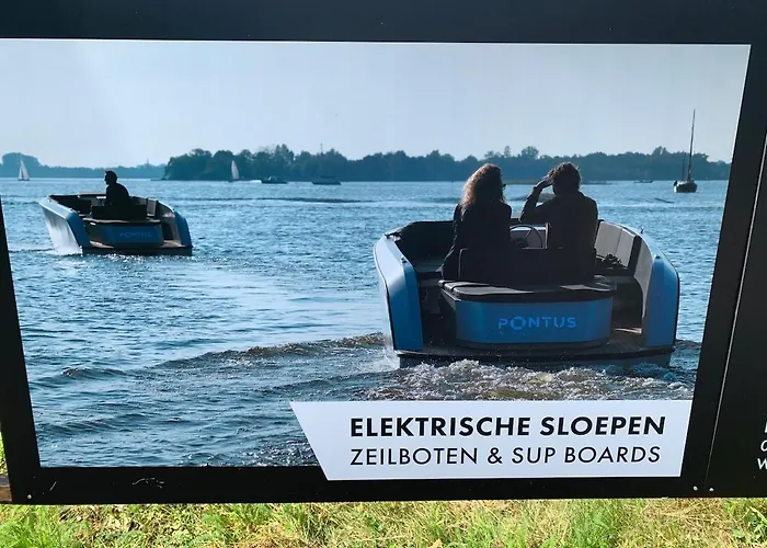 Botel Watervilla De Otter - Inclusief Electrische Sloep En Sups