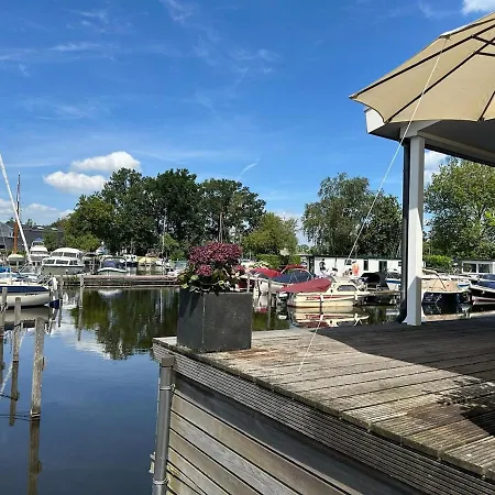 Botel Watervilla De Otter - Inclusief Electrische Sloep En Sups *